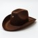 Carnival hat "Sheriff", children's, district. 52-54, brown color