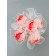 Floristic material for bouquets, white, 28cm*4m
