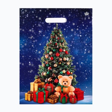 Package "Magic of the celebration", plastic with a cut pen, 40x31 cm, 60 μm