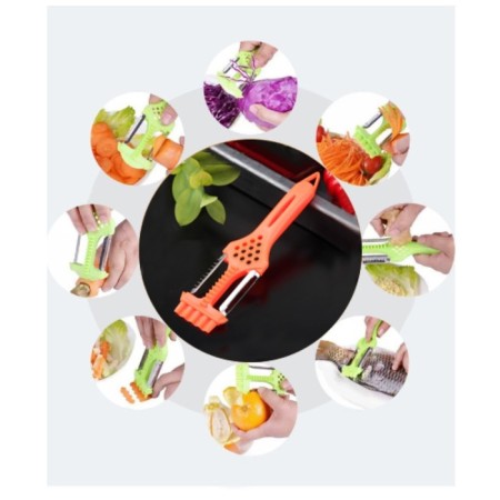 Figure vegetable engine 5 in 1 share, 21.5 × 6 cm, orange color-7