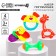 A set of rattles "Little Joy", 4 pcs, color mix, crush me