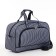 Road bag with lightning, 2 outer pockets, long belt, black/white color
