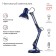 The desktop lamp N-214-E27-40W-BU E27 with the base of the blue