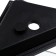Aquarium "Delta" corner with a lid, 40 liters, 39 x 39 x 36/41.5 cm, black
