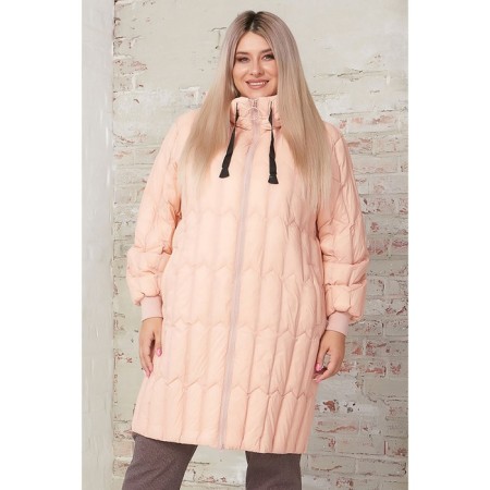 Female coat, size 64, powder color