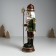 Souvenir Polystone "Nutcracker-Korol in a green uniform, with halberda" 11x11.3x32.5 cm