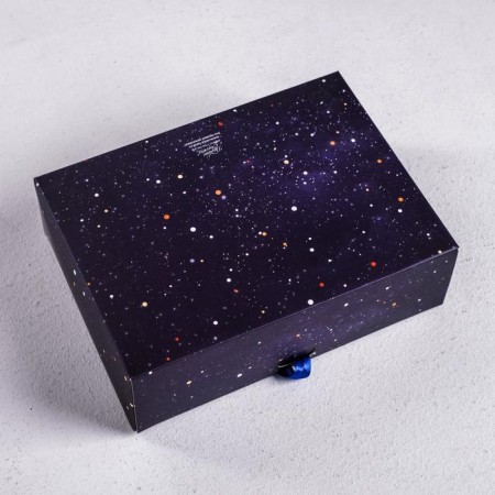 Gift box, packaging, "Stars", 16.5 x 12.5 x 5 cm, without tape-4