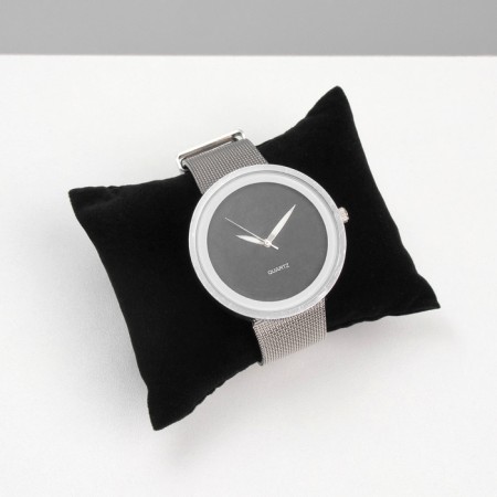 Jewelry pillow, phlock, 8 × 6 × 3.5 cm, black color-2