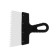 Rolling spatula, 200 mm, tooth 6 mm, stainless steel