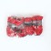 Dog boots "comfort" with weighting, set 4 pcs, size 4 (5x 4 cm), red