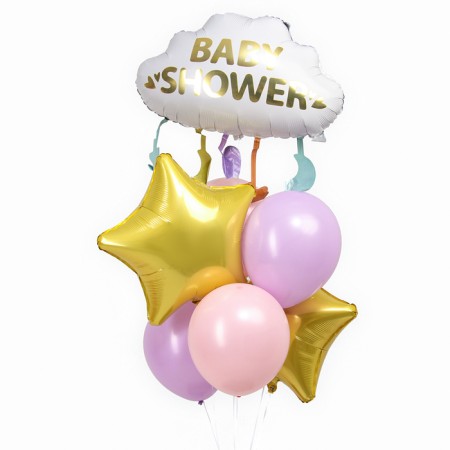 Set of balls "for the baby", latex, foil set 7 pcs.-1