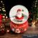 Souvenir Polystone Water Ball "Grandfather Frost with an elegant Christmas tree" 7x8x9 cm