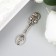 Souvenir wallet metal "A spoon-hareman. Ruble" 3x0.8 cm