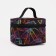 Cosmetic bag with lightning, black color