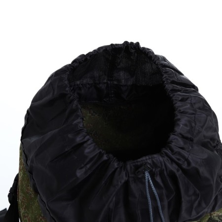 Tourist backpack, TAIF, 100 L, cord department, 2 outer pockets, green color-7