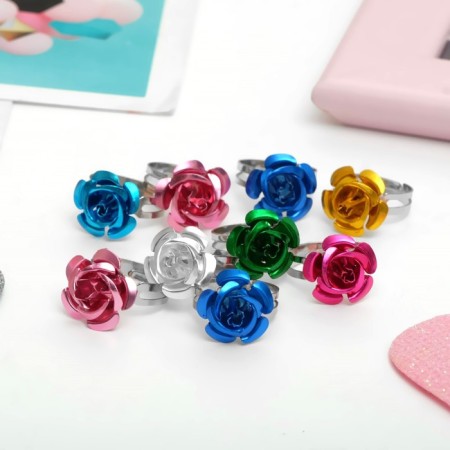 Children's ring "Rose", color mix, dimensionless