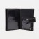 Male purse on the 3 in 1 button, a department for auto documents and passports, black color