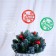 Topper "Happy New Year, with stars" multi -colored, 10 × 10 cm, Mix give beautifully