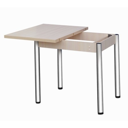 The table of the rotary-oxide "Piruet", 800 (1200) × 600 × 750 mm, support chromium, oak color-2