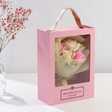 A bouquet of soap petals 