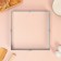 Baking form rectangular with love size adjustment, h -5 cm, 15x15 - 28x28 cm