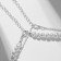 The chocker-colester multi-layer "bead" pearl, white color in silver