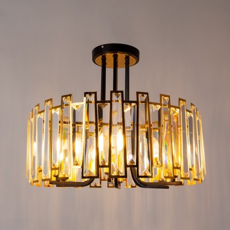 Amber 43 cm chandelier, D 50 cm, 6x40W E14-1