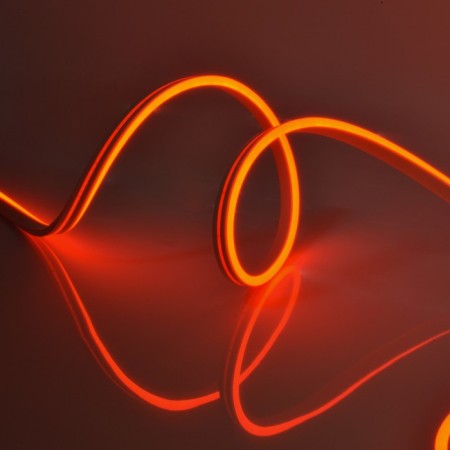 Flexible neon Uniel, 6x12 mm, IP67, 5 m, 120 LED/m, 12 V, red glow red