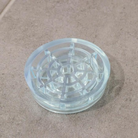 Set of arrangements of anti -vibration "Dolyana", 4 pcs, round, transparent-2
