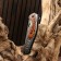 Folding "Predator" semi -automatic, wood lining, 22cm, blade 9.3cm