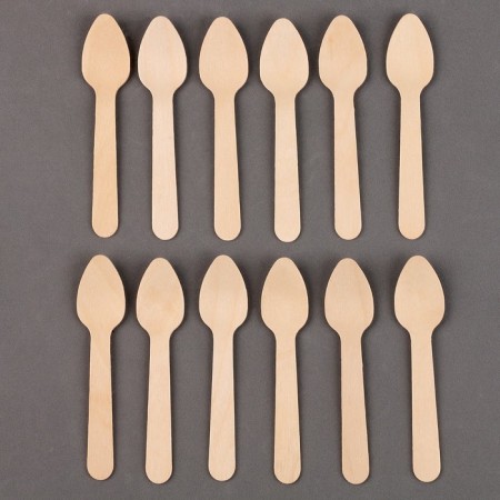 Tablespoons wooden, in the set 12 pcs.-1