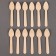 Tablespoons wooden, in the set 12 pcs.