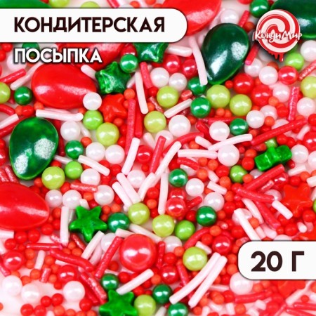 Confectionery Sprinking "New Year to us rushes", 20 g-1