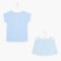 Pajama female kaftan "peas", T-shirt, shorts, r.40-42