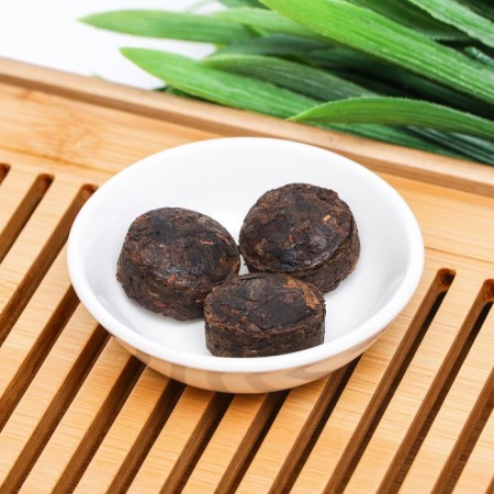 Chinese sustained tea "Shu puer. Philosophy. Yuanwei Puer", 50 g, 2018, Yunnan-2