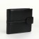 Male purse on the button, separation for SIM cards, black color