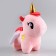 Children's nightlight with a soft toy "Unicorn", mix