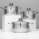 Set of pan "Diana", 6 items: 1.8 l, 2.5 l, 3.5 l, lids