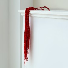 Dry amaranth flowers, 100 g, sheet size: from 50 to 60 cm, red color