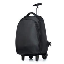 A backpack on a cart, synthetic fabric, 310x430x130 cm, black