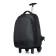 A backpack on a cart, synthetic fabric, 310x430x130 cm, black