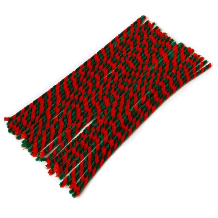 Sinel wire two -color, set 50 pcs., Red and green color-2
