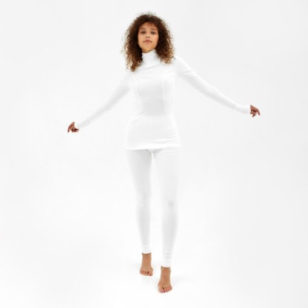 Women's thermal underwear (longshit, leggings) Minaku Milk color, river 44-11