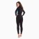 Women's thermal underwear (jumper, leggings), black/blue color, size 58