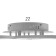 Causteen with PDU 1500/5 LED 160W 3000-6000K Dimmer white 58x58x7.5 cm Bayerlux