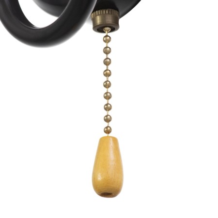 Sconces "Garder" 1x60W E27 brown, gold 17x15.5x29.5cm-6