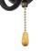 Sconces "Garder" 1x60W E27 brown, gold 17x15.5x29.5cm