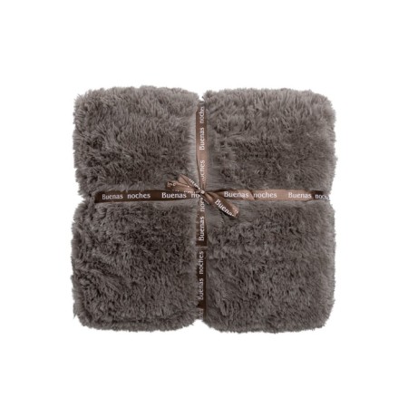 Buenas Noches blanket, size 160x220 cm, brown color-7