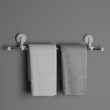 Holder for towels on vacuum suction cups, 51 cm-4