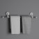 Holder for towels on vacuum suction cups, 51 cm